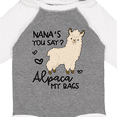 thumbnail image 4 of Inktastic Nana's You Say Alpaca My Bags Boys or Girls Long Sleeve Baby Bodysuit, 4 of 5