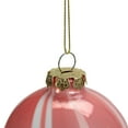 thumbnail image 2 of Northlight Pink and White Marbled Glass Ball Christmas Ornament 3" (75mm), 2 of 3