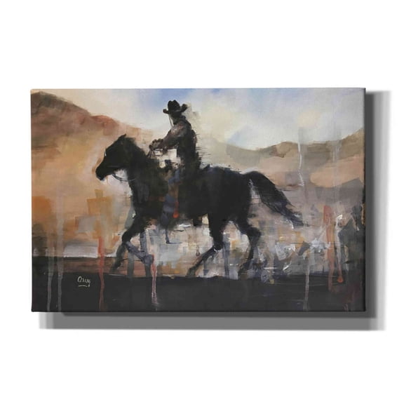 Epic Graffiti 'The Chase' by Oscar Alvarez Pardo, Canvas Wall Art, 18"x12"