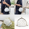 thumbnail image 6 of LinYooLi Women Mini False Pearls Chain Strap Cross-body Shoulder Bag Pearls Top-handle Bag Evening Clutch Handbag, 6 of 7