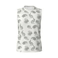 thumbnail image 6 of Picia Hand Drawn Squirrel mens Cotton Tank Undershirts , Moisture-wicking Ribbed Tanks, Lightweight Cotton Tank Undershirts-, 6 of 8
