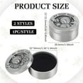 thumbnail image 2 of Alloy Baby First Curl Keepsake Organizer Storage Box Baby Girl First Lost Deciduous Teeth Collection for Baby Shower Gifts Antique Silver 3.95x2.1~2.15cm 2pcs/set, 2 of 6