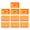 Orange, variant on DSA Keycap Set PBT Blank Keycaps DSA Profile 1.5U Height Keycap Set For Gaming Mechanical Keyboard 10PCS