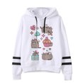 thumbnail image 3 of Ullzang-Sudadera con estampado de gato Pusheen para mujer, ropa con capucha de estilo coreano, Kawaii, Harajuku, 3 of 5