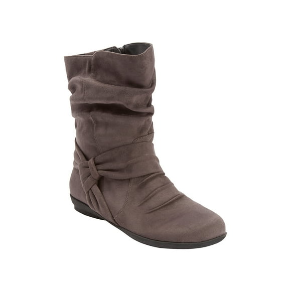 Comfortview Ezra Slouch Boot Mid Calf Women's Winter Shoes (Wide Widths Available)