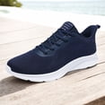 thumbnail image 4 of Zapatos Descalzos Cómodos Deporte Malla Punto para Hombre Deportivos Al Aire Libre, 4 of 9