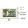 thumbnail image 2 of Karuisawa-shuku Station - from Sixty-nine Stations of Kiso Road - Vintage Japanese Ukiyo-e Woodblock Print by Hiroshige, Eisen c.1800s - Fine Art Matte Paper Print (Unframed) 30x44in, 2 of 4