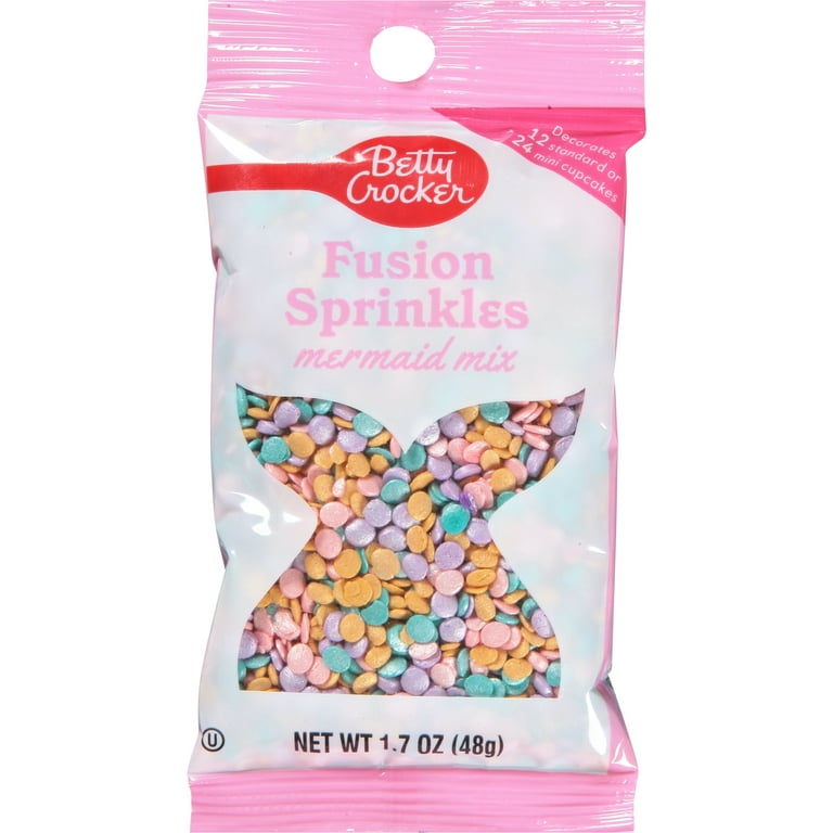 Betty Crocker, Fusion Sprinkles Mermaid Mix - Walmart.com