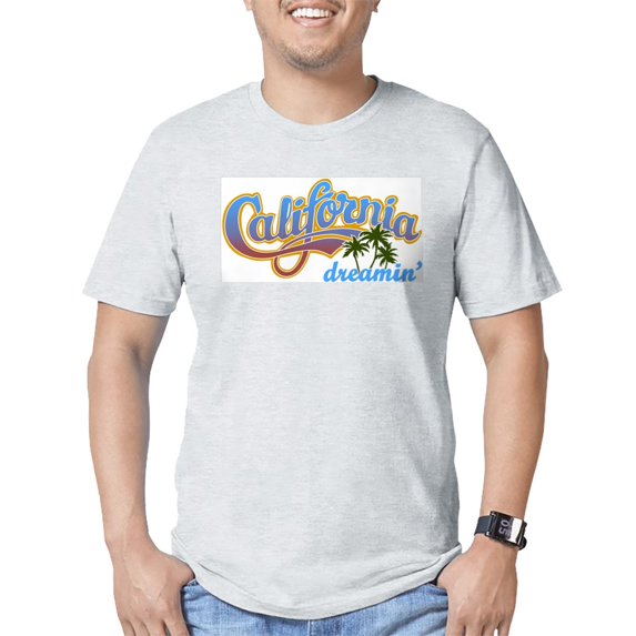 CafePress - CALIFORNIA DREAMIN T Shirt - Fitted T-Shirt, Vintage Fit Soft Cotton Tee