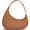 Brown, variant on Shoulder Bag for Women, Modern Hobo Handbags Casual PU Leather Small Bag with Zipper Closure, Wine Red