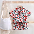 thumbnail image 2 of Boys' Shorts Set Summer Outfits 6-12 Months 12-24 Months 2T 3T 4T 5T 6T 7T Children Texture Short Sleeve T Shirts and Shorts Sets 12-18 Months, 2 of 5
