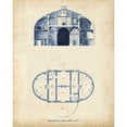 thumbnail image 3 of Andrew Cook George 20x24 Black Modern Framed Museum Art Print Titled - Architectural Blueprint V, 3 of 5