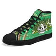 thumbnail image 7 of Into The Garden Skull High Top Canvas Shoes Sneakers Black Size 8.5, 7 of 7