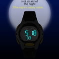 thumbnail image 4 of Reloj electrónico deportivo para niños, niñas, escuela primaria, reloj electrónico luminoso, resistente al agua, multicolor, regalo de vacaciones, 4 of 5