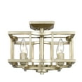 thumbnail image 4 of Wry Lighting Bellare 4-light Semi-Flush Mount in White Gold, 4 of 5