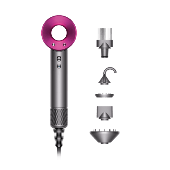 Restored Premium Dyson Supersonic™ Hair Dryer | Iron/Fuchsia (Refurbished)