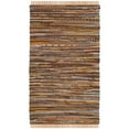 thumbnail image 5 of SAFAVIEH Rag Candis Striped Cotton Runner Rug, Gold/Multi, 2'3" x 12', 5 of 11