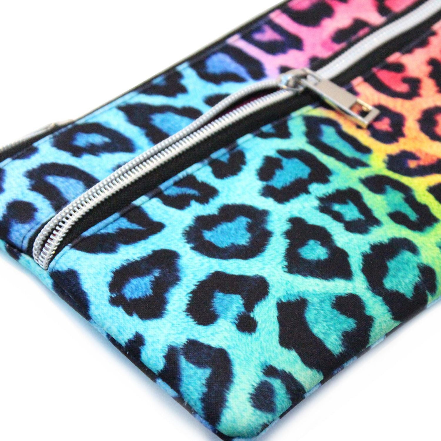 Pen+Gear Pochette avec imprimé léopard