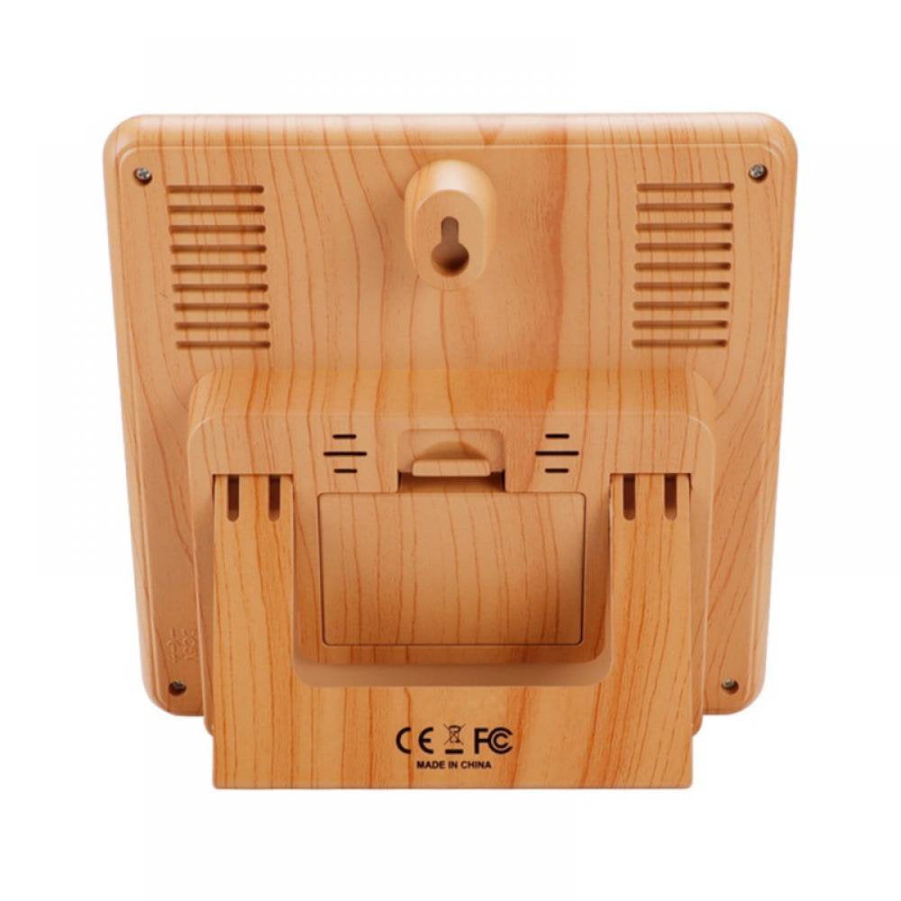 KEINXS Full Weather Clock Weather Station Indoor Outdoor Color Display Weather Atomic Clock