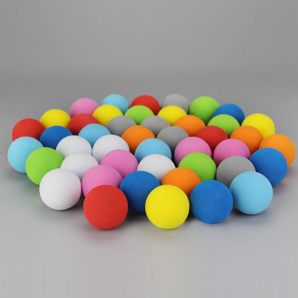 ROBOT-GXG 40mm EVA Golf Monochrome Balls Indoor Outdoor Golf Practice Training Foam Balls Random Color