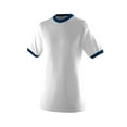 thumbnail image 1 of Camiseta Ringer Adulto BLANCO/ MARINO M Ropa deportiva Augusta 710, 1 of 1