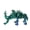 Green blue, variant on 1pc 11.5CM 3D printed figurines of movable elastic mammoths, simulation of contracted joints and movable integrated model handicrafts