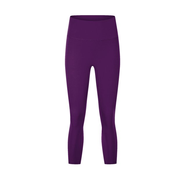 Pantalones de yoga de cintura alta y levantamiento de cadera desnudos, ajustados y elásticos, para adelgazar el abdomen, para correr y hacer ejercicio, para mujer