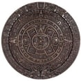 thumbnail image 2 of Mexica Aztec Calendar Bronzed Wall Calendar Wall Plaque Sculpture, 2 of 2