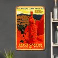 thumbnail image 3 of Placa Metal Vintage Canyon Pintura Hierro Rectangular Arte La Pared Decor20x30cm, 3 of 9