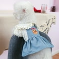thumbnail image 4 of Cheers.US Polka Dot Dog Princess Dress Tutu Skirt Bear Embroidery Summer Dog Clothes Hoodie Costume, 4 of 7
