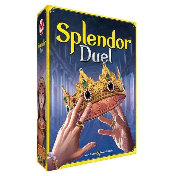 Splendor-Duel - French and English version - Family Board Game - Board Game for Adults and Family - Strategy Game - Ages 10+ - 2-players-Average Playtime 30 minutes- Made by Space Cowboys