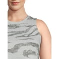 thumbnail image 4 of Terra & Sky Women's Plus Size Swing Tank Dress, 4 of 5