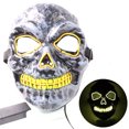 thumbnail image 1 of Disfraz de cosplay de Halloween con luz LED de Mask Scary Skeleton, 1 of 2