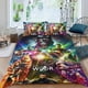 thumbnail image 2 of Avances de Marvel Conjunto de sábanas temático, trío de piezas, cómodo y amigable con la piel, diseño único, regalo de decoración para el hogar para familiares, amigos y fans, 90 cm * 190 cm, 2 of 6