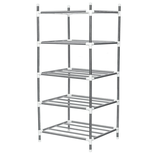 5 Wire Shelving Steel Metal Shelf, Commercial Kitchen Storage Shelving System