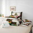 thumbnail image 6 of Manfei Chic Christmas Tree 7-Piece Twin Bedding Sets,Red Xmas Stocking Bedding Comforter Set,Old Barn Door Sheet Sets For Teens,Breathable Home Decor Reversible, 6 of 8