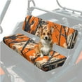 thumbnail image 3 of Yuyamidu Orange Oak UTV Seat Covers Camo Hunting Powersports Bench Seat Covers 4 Wheeler Accessories Compatible with Kawasaki Mule 4010 4x4 FE 2025 2023 2022 2021, 3 of 7