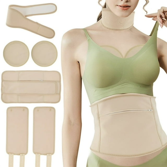 5Pcs Lavable Jambe Réutilisable Huile Essentielle Wrap Pack d'Huile Sans Désordre Wrap avec Sangles Élastiques Réglables Doux Pack Huile de Coton Organique pour le Cou de la Taille