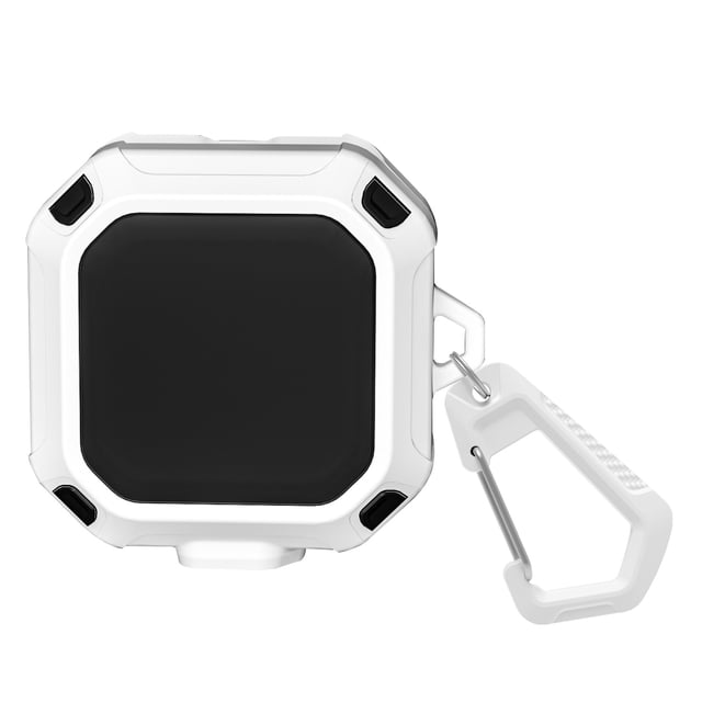 Étui de Protection Résistant aux Chutes pour Écouteurs Samsung Buds 4 / Buds 4 Pro, Étui d'Écouteurs PC+TPU avec Fermeture à Pression et Crochet