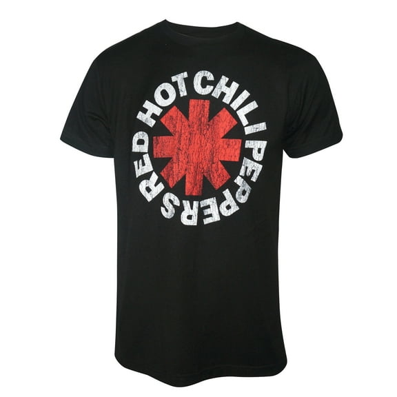 Red Hot Chili Peppers Men's Classic Asterisk Slim Fit T-Shirt Black S
