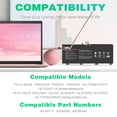 thumbnail image 3 of B41N1711 Laptop Battery for Asus Rog Strix GL503VM GL503VD GL703VD GL703VM GL703GE FX63V Series Notebook Type-A(short) 15.2V 64Wh 4240mAh, 3 of 9