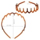 thumbnail image 2 of Banda para el cabello con dientes de tiburón, peine, banda de plástico con dientes de sierra, banda para el cabello con dientes de tiburón en forma de U, banda para el cabello con dientes de sierra, 2 of 5