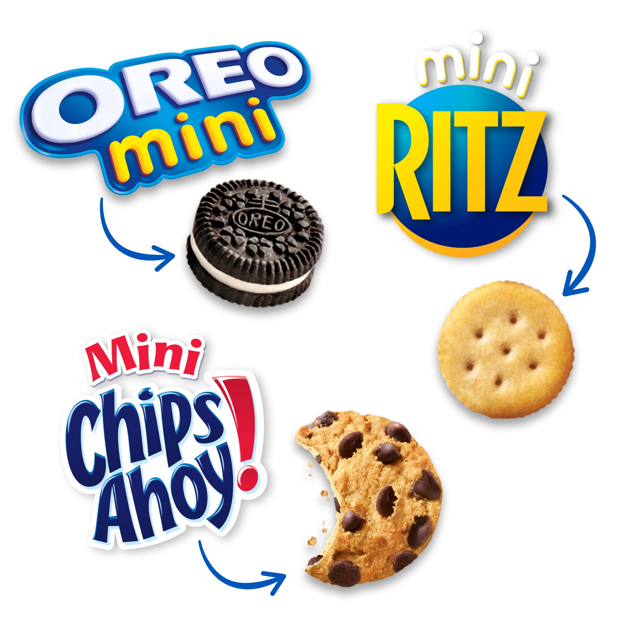 Nabisco Sweet & Savory Variety Pack, OREO, RITZ & CHIPS AHOY! Cookies & Crackers, 20 Snack Packs