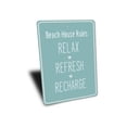 thumbnail image 3 of Beach Relax Novelty Decor, Metal Wall Sign - 10x14 Inches, 3 of 4