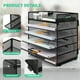 thumbnail image 2 of PHANCIR Caja de Almacenamiento de Papel Organizador de Escritorio de 6 Niveles, Bandeja de Papelería con Asa, Bandeja de Papelería de Bolsa, 2 of 7