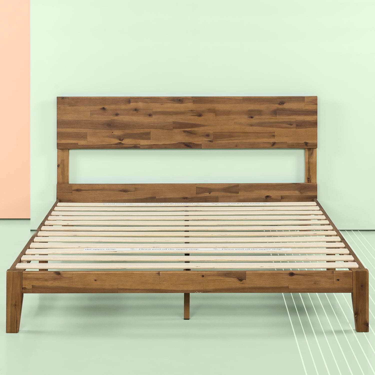 Zinus Julia 34" Wood Platform Bed Frame, Full