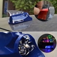 thumbnail image 4 of VALINK Car Truck Wind Powered LED Light Roof Antenna Shark Fin Safe Warning Flash Lamp, 4 of 7