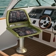 thumbnail image 4 of Gymax Folding Fishing Boat Seat w/High-density Sponge Cushion PVC Surface & PP Frame Green, 4 of 9