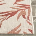 thumbnail image 4 of Safavieh Courtyard Alannis Botanical Indoor/Outdoor Runner Rug, Beige/Terracotta, 2'3" x 6'7", 4 of 10