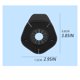 thumbnail image 5 of Sidaley 2X cubierta protectora tapa a prueba de polvo agujero de silicona instalación práctica suministros impermeables para coche limpiaparabrisas Automoción decorativa y accesorios Negro Sidaley VI018649-01B, 5 of 6
